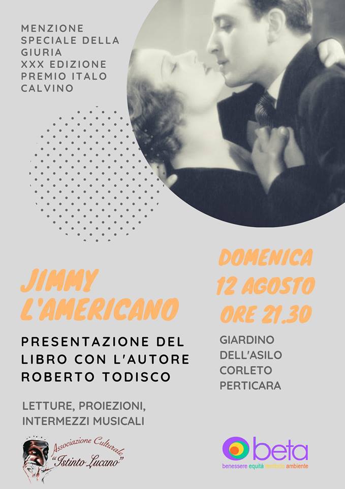 Presentazione Jimmy l'americano 12 agosto Corleto P.